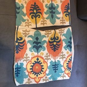 Pottery barn accent pillows